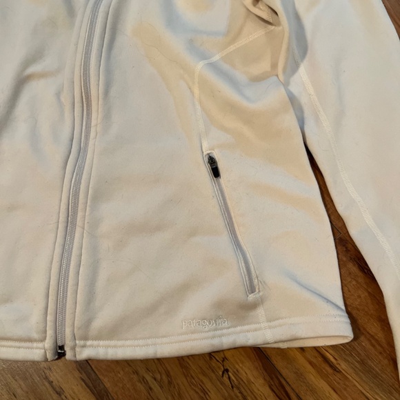Cream Patagonia Zip Up Jacket - Picture 3 of 7